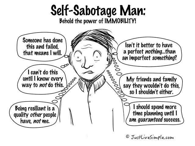 Meet the Self-Sabotage (wo)Man in you