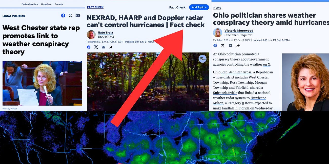 Exposing 'Fact-Check' Hit Pieces Targeting JonFleetwood.com's NEXRAD Weather Mod Reports (Video)