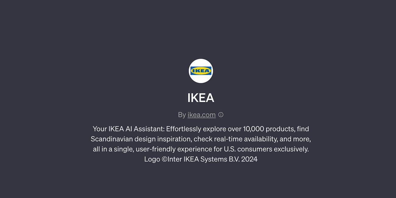 IKEA Introduces Generative AI Shopping Assistant in the OpenAI GPT Store