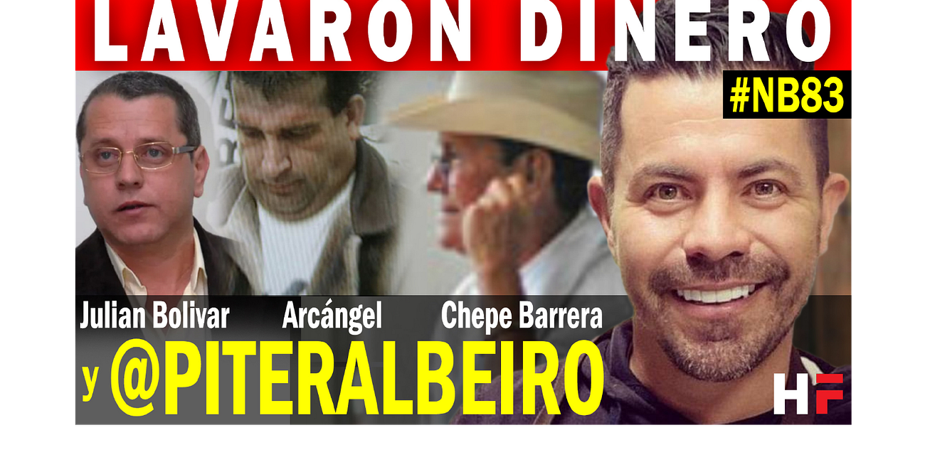 Piter Albeiro lavó dinero con tres narcos