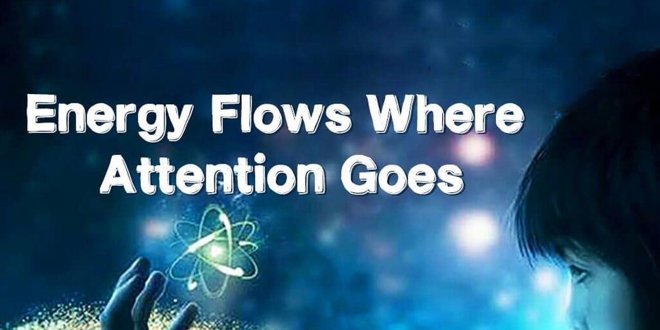 Energy Flows Where Attention Goes
