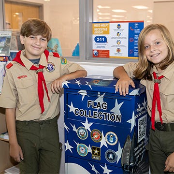Eagle Scouts Collect Over 640 Flags in Manatee County Flag Retirement Initiative 