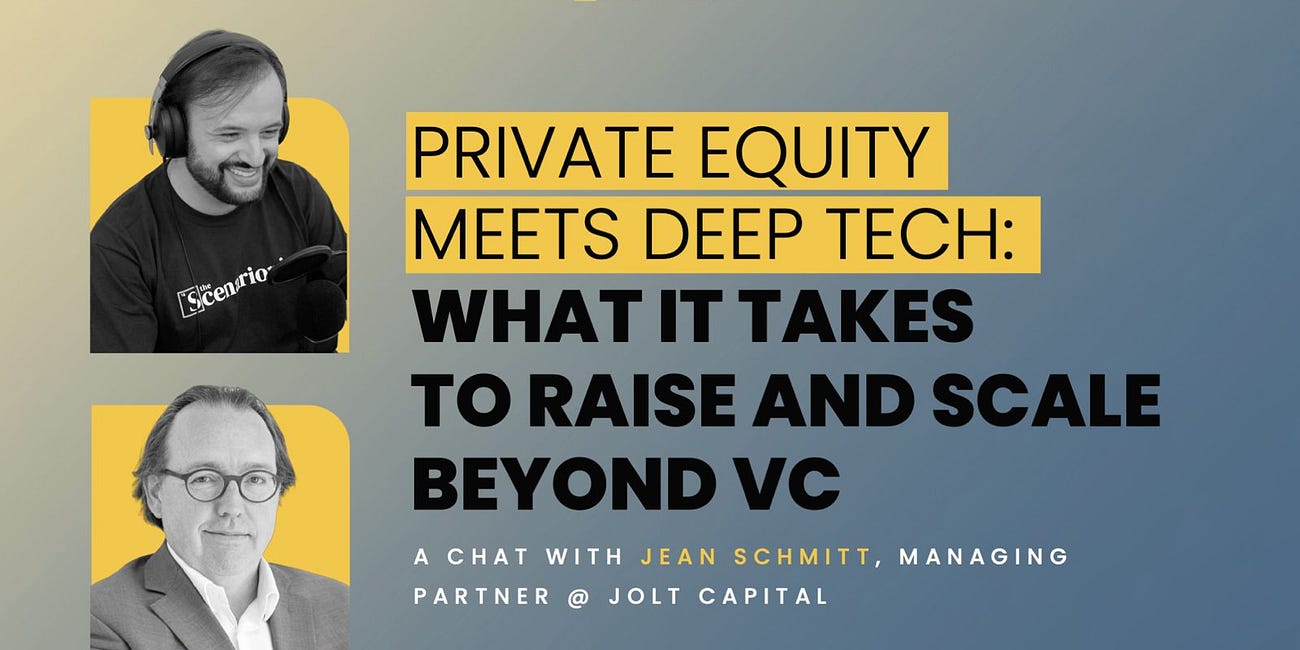 Private Equity Meets Deep Tech: What It Takes to Raise and Scale Beyond VC | Deep Tech Catalyst