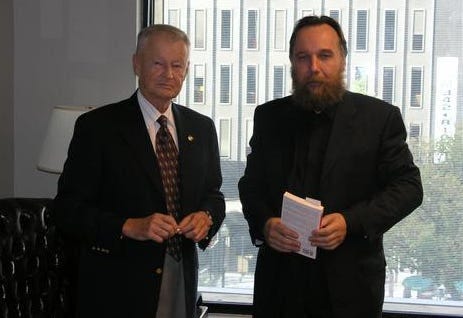DON'T BE FOOLED! DUGIN IS A FRAUD! (Yep, that's a picture of him & Zbigniew Brzezinski!)