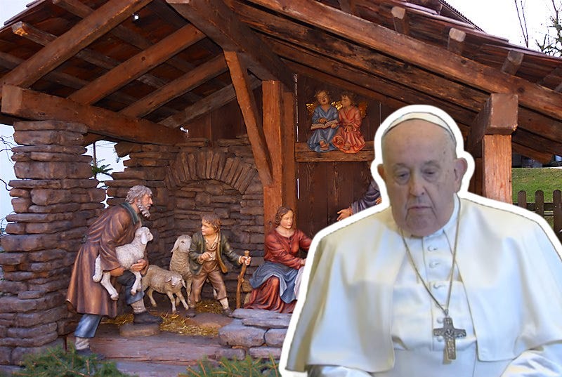 Catholics To Receive a ‘Plenary Indulgence’ By (/Checks Notes) Praying Before a Nativity Scene 