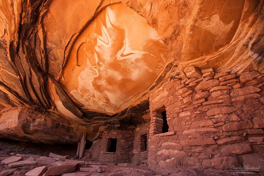 Photographing Falling Roof Cliff Dwelling