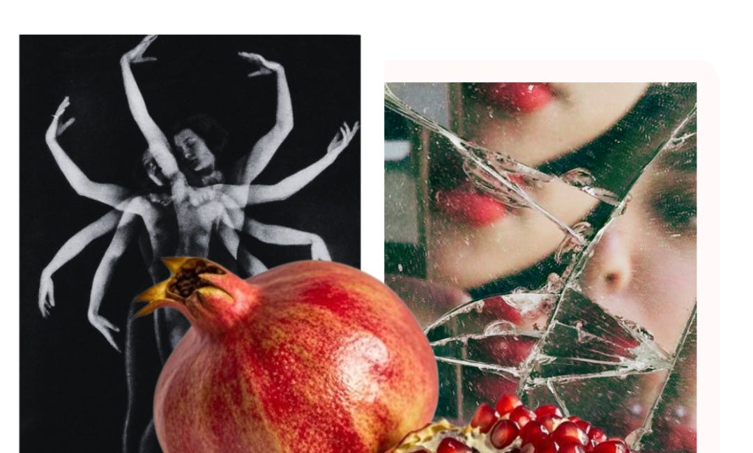 letters to the pomegranate seeds (and my anger)
