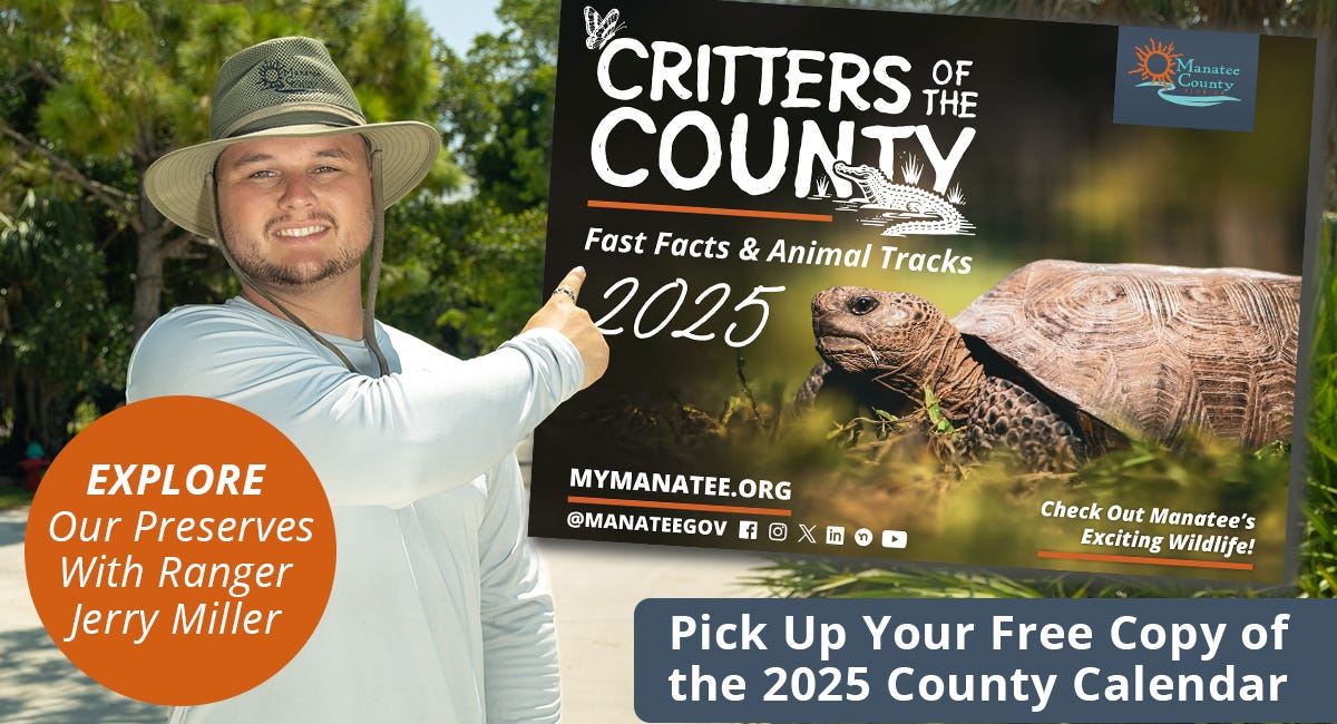 Discover Manatee County’s Wildlife Wonders in the 2025 Calendar!