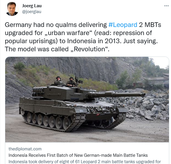 Desperate with Leopard Tank, Desperate with NATO membership