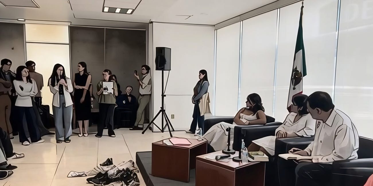 Estudiantes del CIDE encaran a Noroña por caso Teuchitlán; senador morenista los llama mentirosos y huye de la conferencia