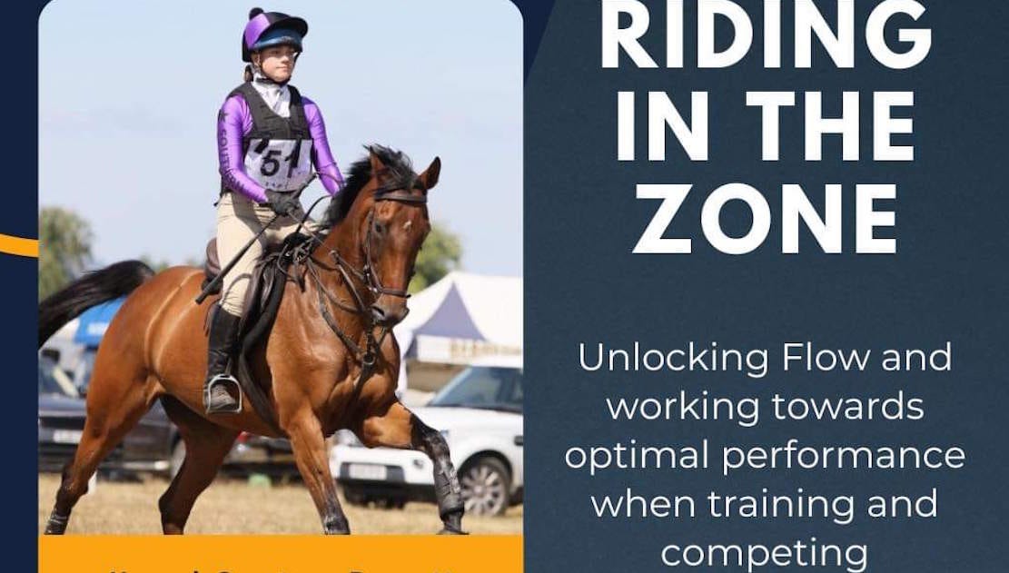 'Riding in the Zone' when training and competing