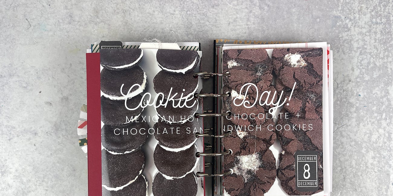 December Daily Pages 12/08/23: Cookie Day! 