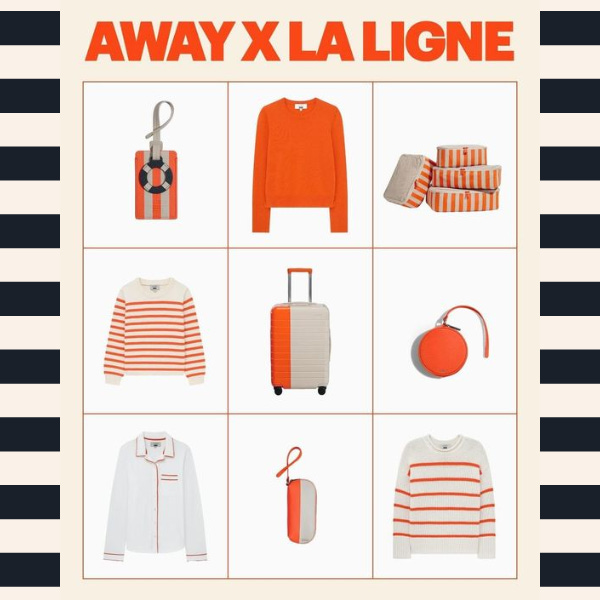 Away x La Ligne: Stripes & Travel Gear