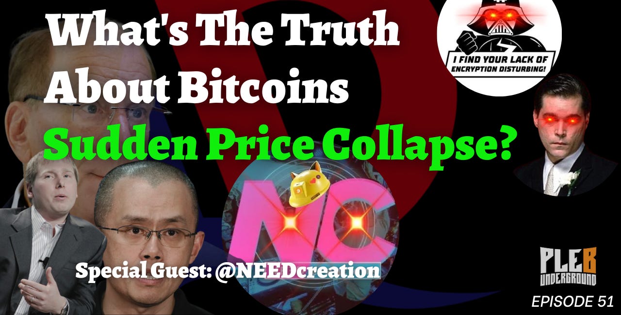 The Truth About Bitcoins Price Collapse! | Guest: NEEDCreations | EP 51