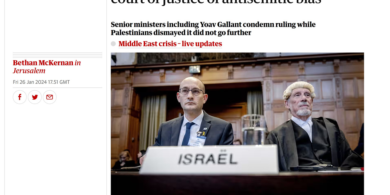Israel Paints UN Judges as Antisemites