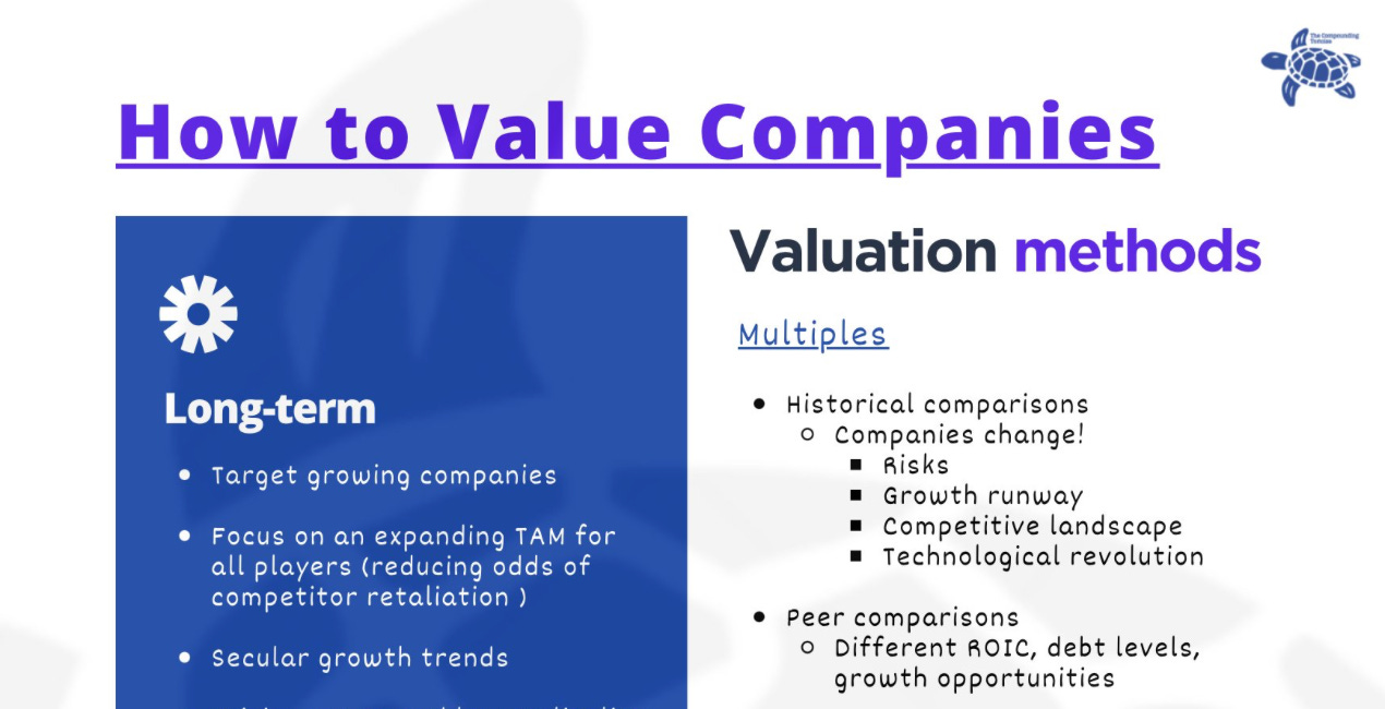 How to Value Companies - Basic Ingredients