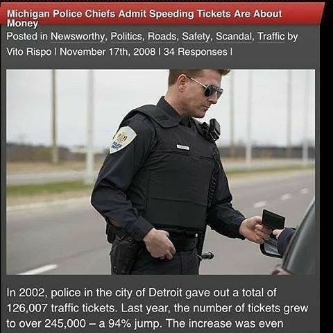 So sick of #Cops, and this #FailedState of #Michigan.. 🤦‍♂️🚨 You can’t reform #Greed and stupidity. They’re an #Embarrassment to #PublicSafety and #EconomicStability.