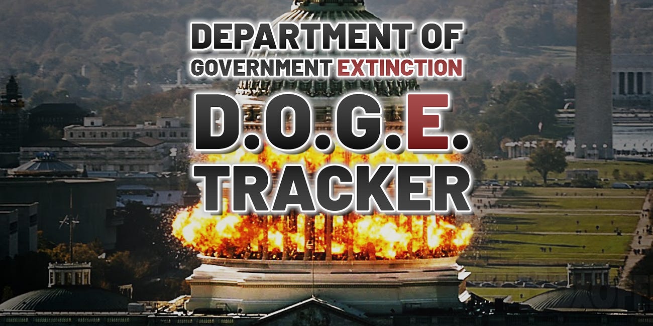 Department of Government Extinction (DOGE) Tracker - 2
