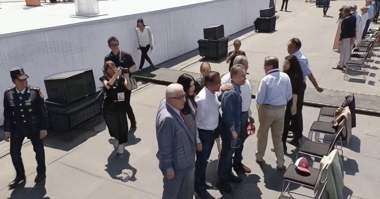 Video: Dirigentes de Morena ignoraron a Claudia Sheinbaum y en su lugar se tomaron la foto con Andy López Beltrán