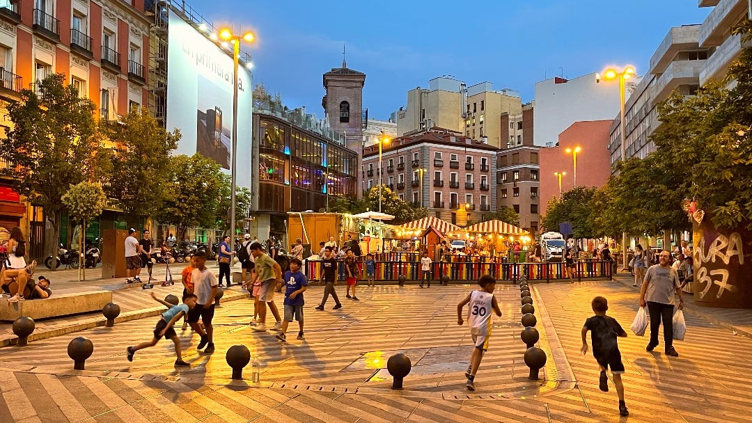 Capturing the Vibrant Spirit of Madrid: A Short Tale of Heat and Adaptation