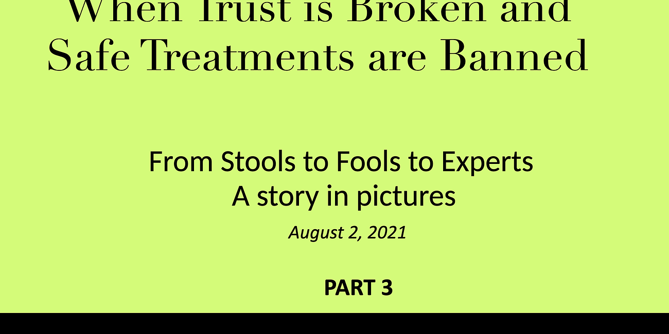 When Trust is Broken and Safe Treatments are Banned - Part 3