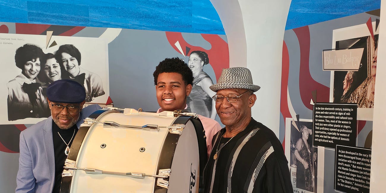 With Love from New Orleans--a Big Bass-Drum for 15-year-old Amari Zeno