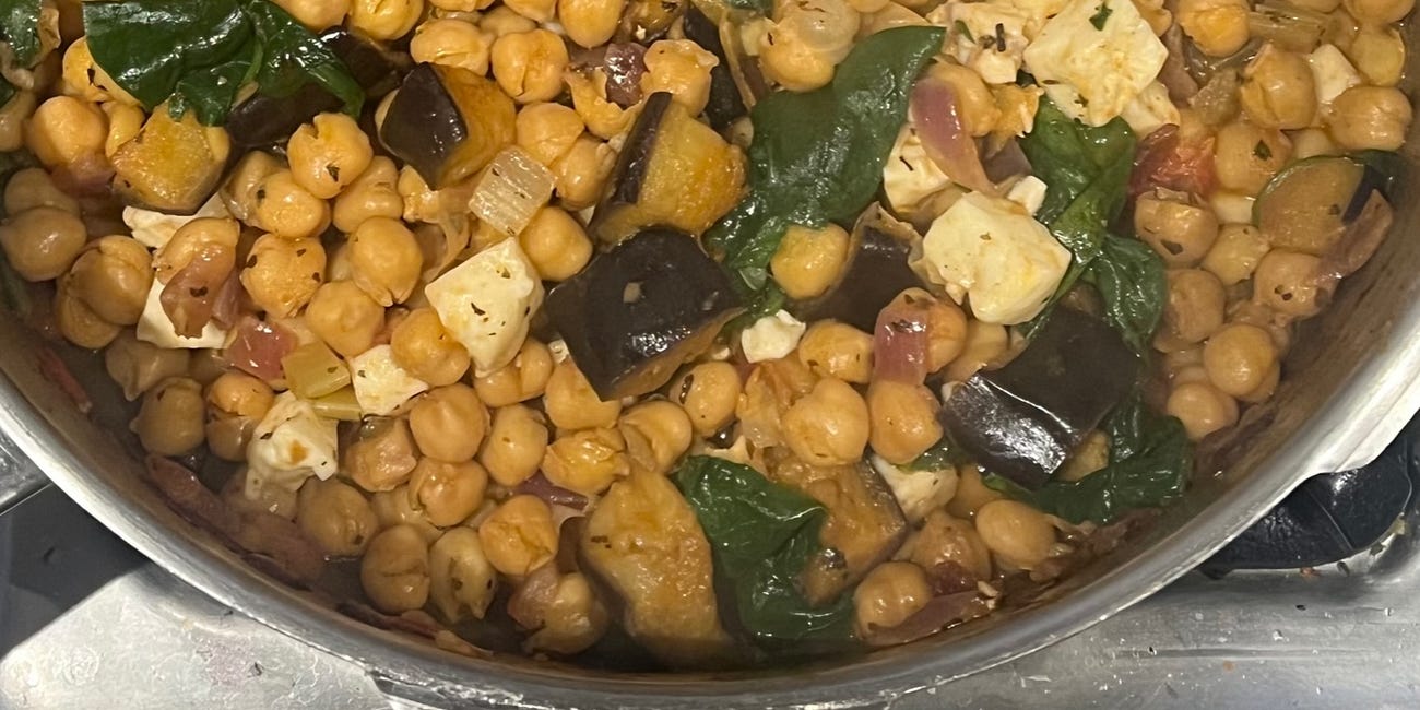 1 bag of chickpeas.....