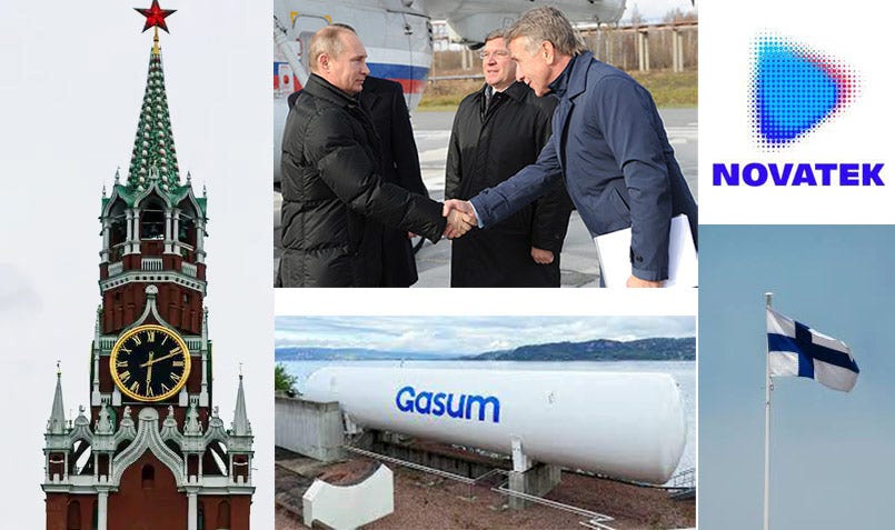 Who is sponsoring putin? Finland: Gas e oligarchi 