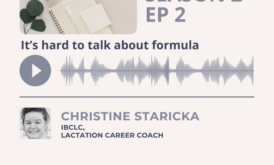It's hard to talk about formula