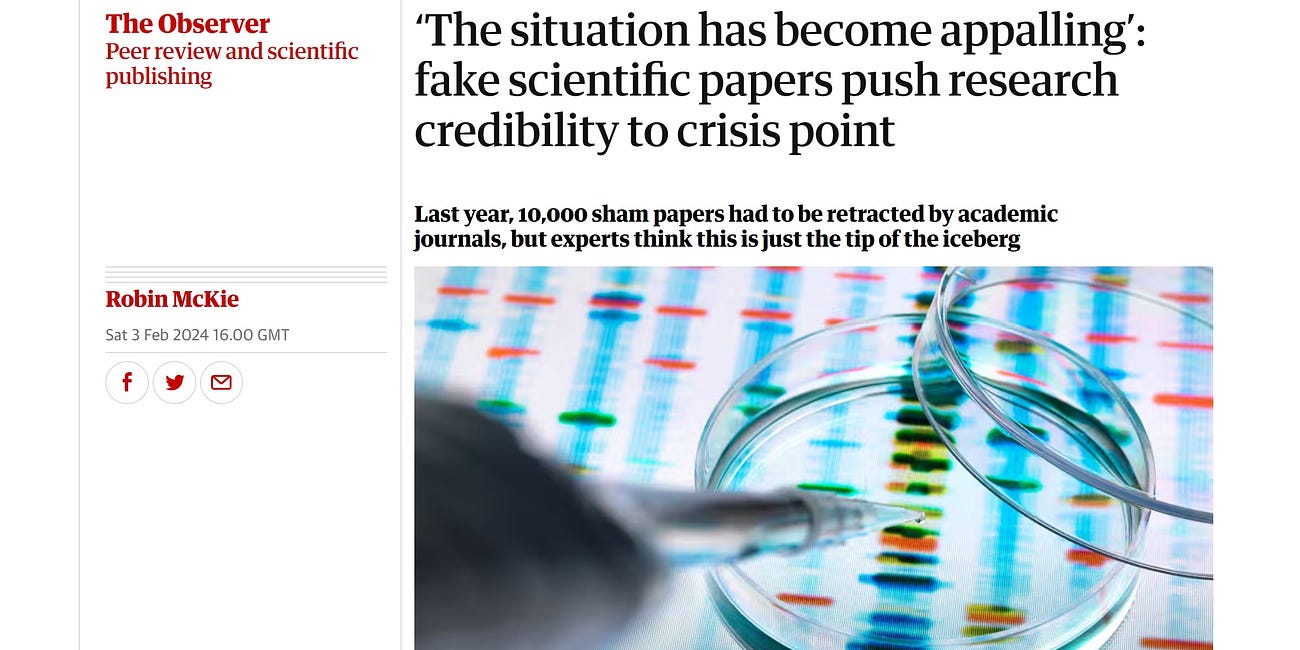 "10,000 Sham Papers Push Research Credibility to Crisis Point"