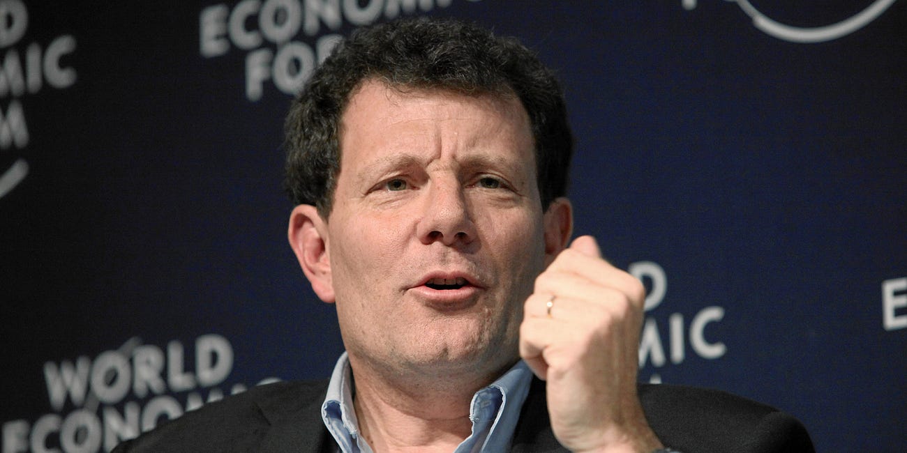 Even Nicholas Kristof Recognizes Failure of Government “Antipoverty” Program