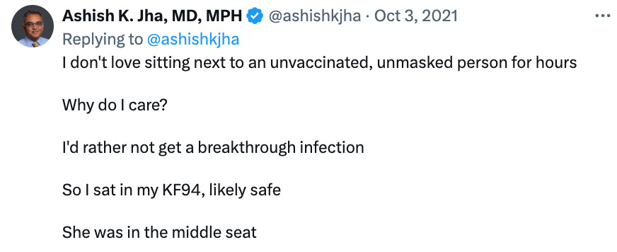 Ashish Jha's prior life: Other scientists are 'clowns,' not 'a serious player,' and he didn't want to sit next to the unvaccinated