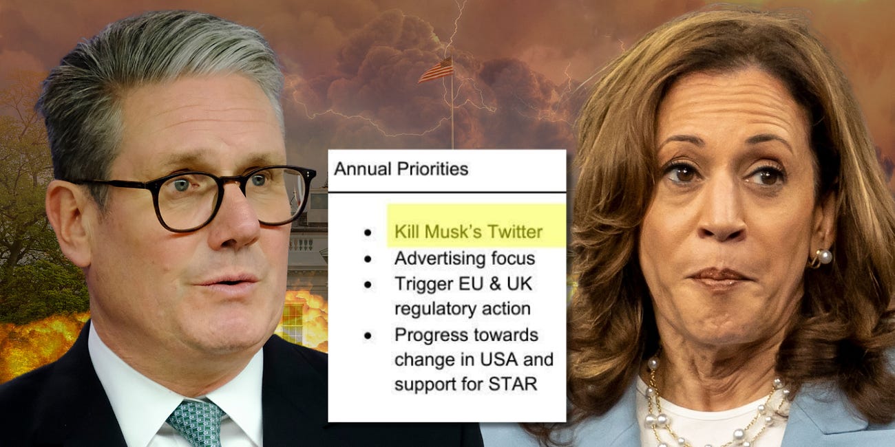 British Kamala Harris Advisors Caught Plotting to "Kill Musk's Twitter" | The Daily Dose