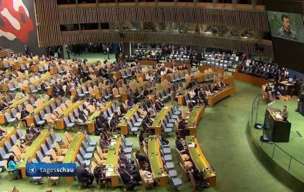 Alig voltak kíváncsiak Zelenszkij felszólalására az ENSZ közgyűlésében