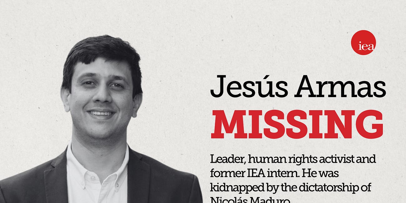 Jesús Armas - another voice for liberty silenced in Venezuela