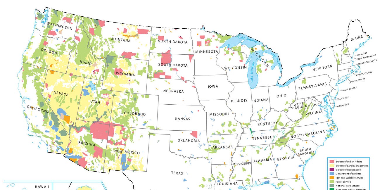 Biden Thinks He Can Shut Down Wyoming. How The Government Unconstitutionaly Acquired So Much U.S. Land