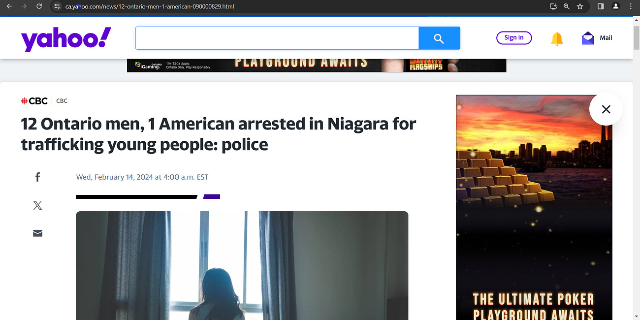 Hang them high!! Huge praise for the Niagara Regional Police Service's human trafficking unit who arrested 12 Ontario PEDOPHILE men, 1 American in Niagara for trafficking young people; Thirteen men 