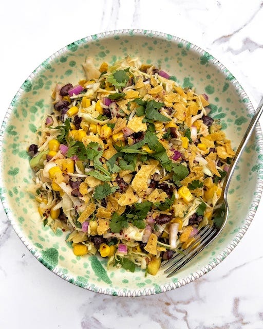 Black Bean BBQ Chopped Salad