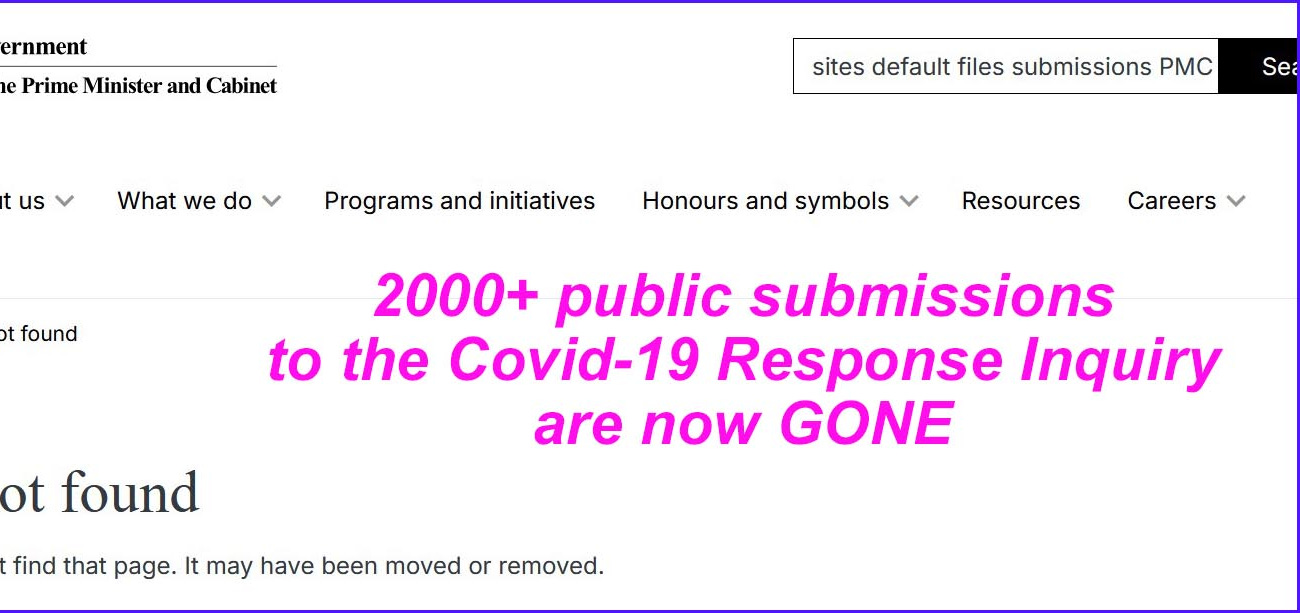 Albanese Government hides Covid-19 Response Inquiry submissions while trying to pass Censorship "Misinformation" Bill through Senate