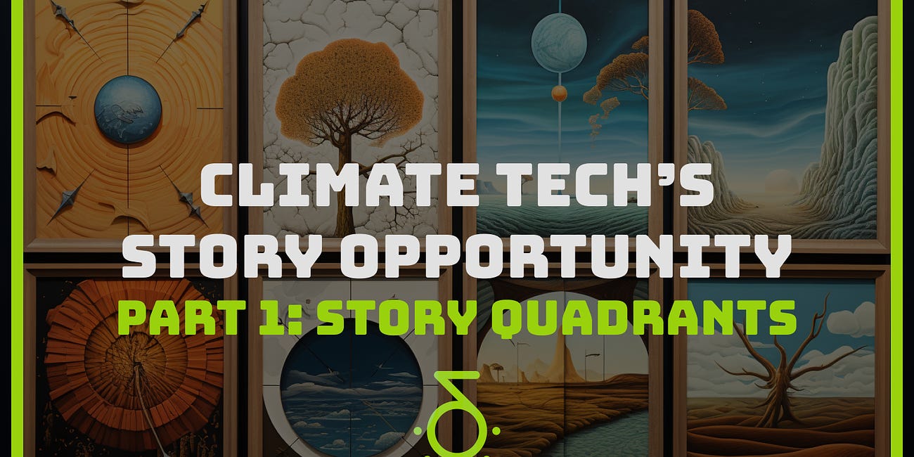 Climate Tech's Story Opportunity (Part 1): Story Quadrants