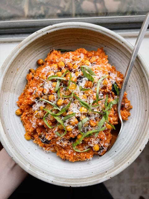 "Eggplant Parmesan" Quinoa Bowl