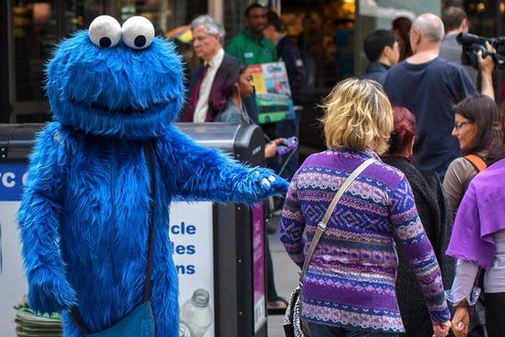True Life: I Dress Up as Cookie Monster for Tourists