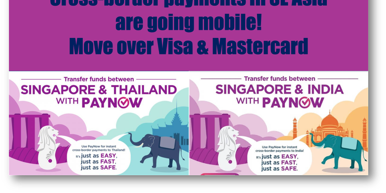 Visa and Mastercard move over, in SE Asia cross border payments are going mobile! 