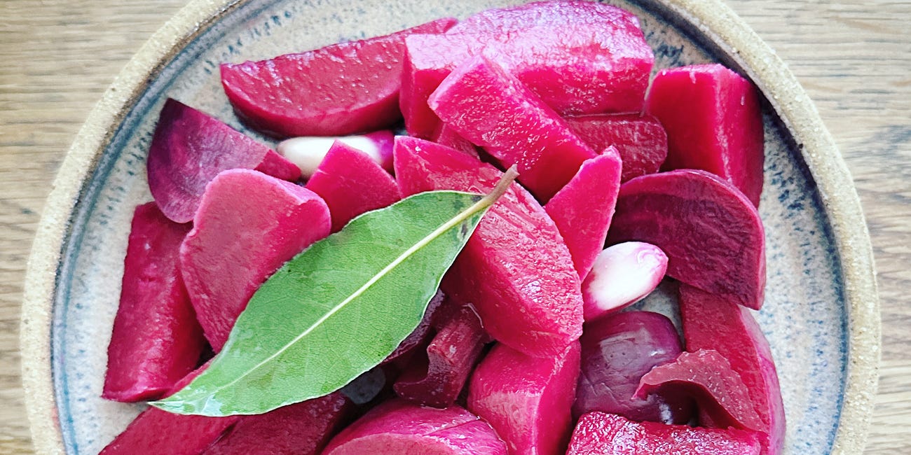 In Good Taste #1: Pink Pickled Turnips