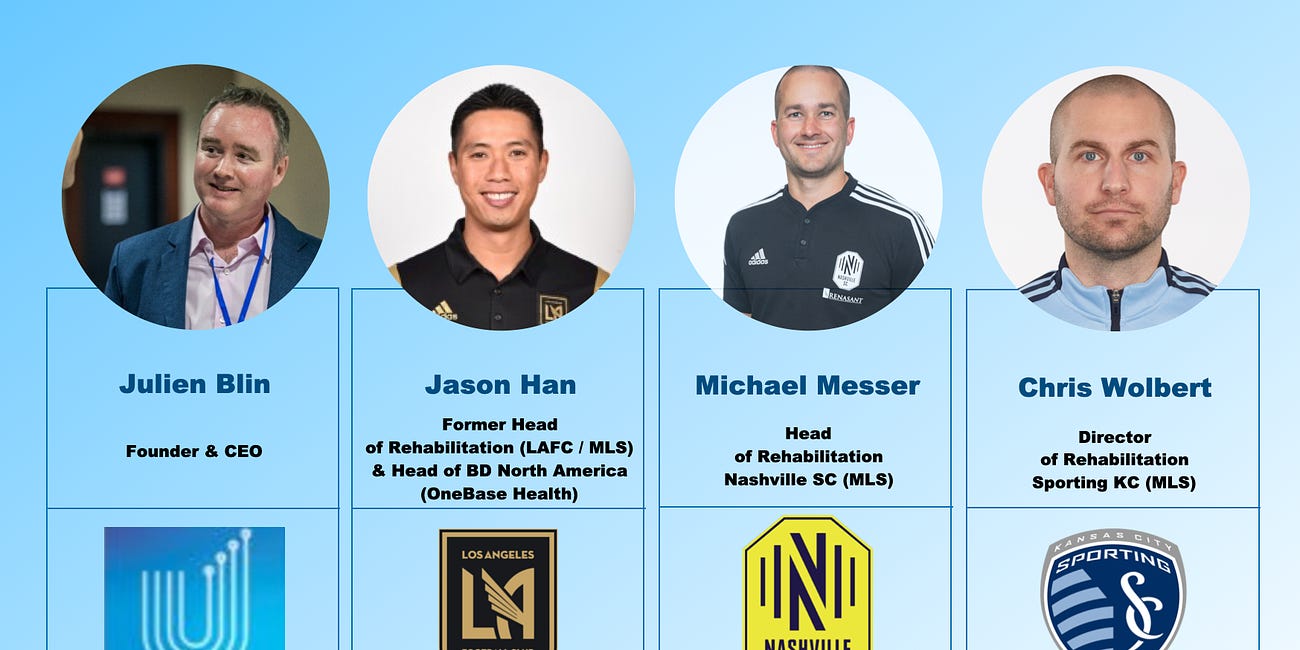 🔥Upside Chat with Sports Rehab Execs: Chris Wolbert (Sporting KC / MLS), Jason Han (Ex LAFC / MLS), Mike Messer (Nashville SC / MLS)