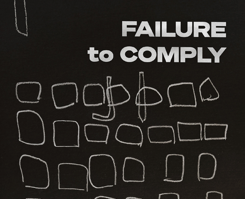 Failure to Comply...the cover reveal!