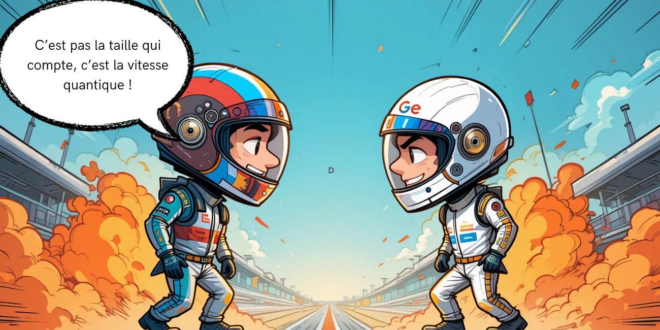 Rigetti vs Google : Un kart modifié face à une F1