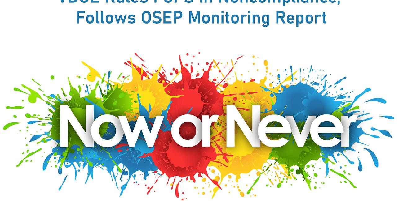 Independent Educational Evaluation: VDOE Rules FCPS in Noncompliance, Follows OSEP Monitoring Report