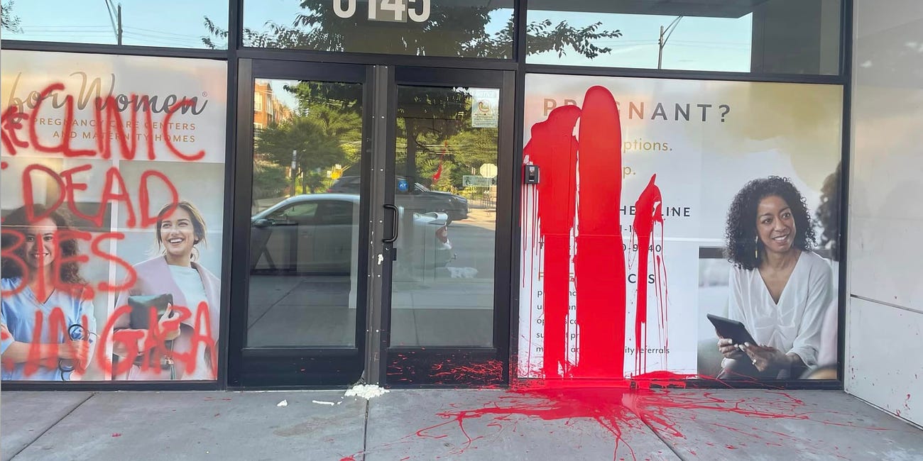 DNC in Chicago: multiple babies killed by abortion and pregnancy center vandalized 