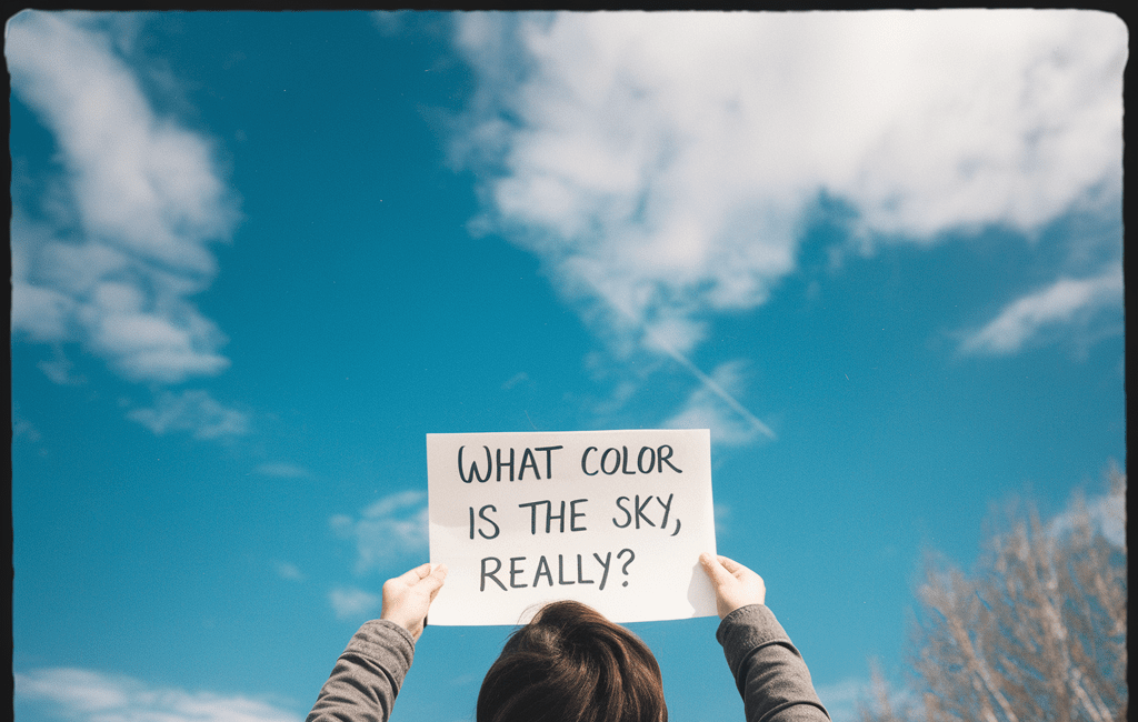 What Color is the Sky, REALLY? and how does that relate to Politics?